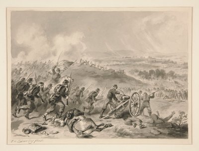 Batalla de Gettysburg de Felix O. C. Darley
