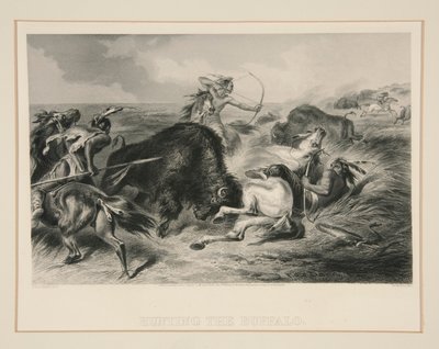 Cazando el búfalo de Felix O. C. Darley