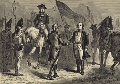 El General Lincoln recibe la Espada de Cornwallis del General O