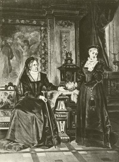 Bien está lo que bien acaba. Acto I, Escena III de Felix Octavius Carr Darley