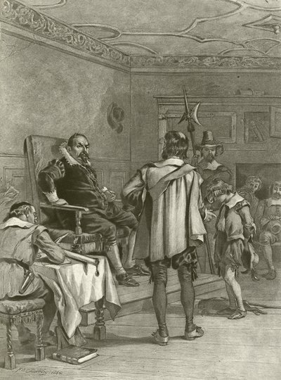 Como gustéis. Acto II, Escena VII (grabado) de Felix Octavius Carr Darley