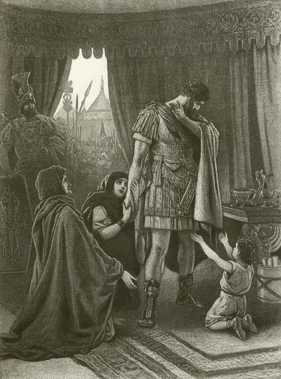 Coriolano. Acto V, Escena III de Felix Octavius Carr Darley