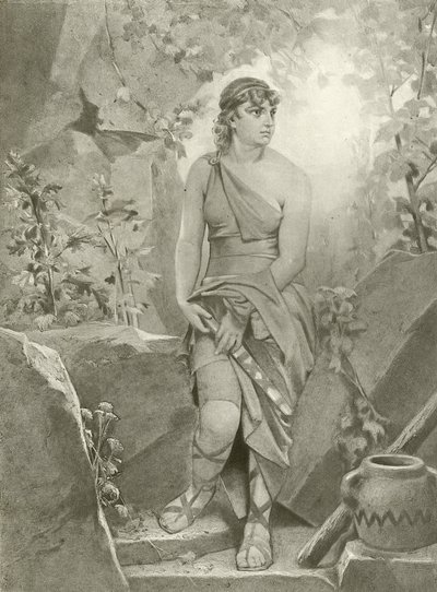 Cimbelino. Acto III, Escena VI de Felix Octavius Carr Darley