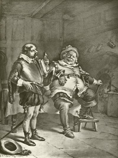 Primera Parte del Rey Enrique IV. Acto III, Escena III de Felix Octavius Carr Darley