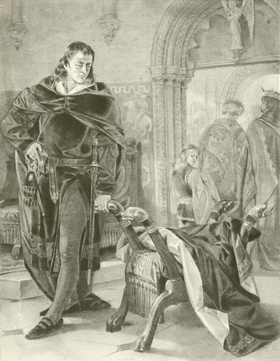 Hamlet. Acto I, Escena II de Felix Octavius Carr Darley
