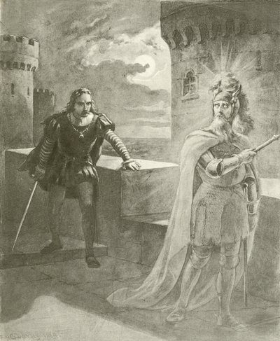 Hamlet. Acto I, Escena V de Felix Octavius Carr Darley