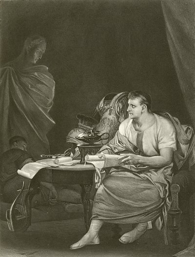 Julio César. Acto IV, Escena III de Felix Octavius Carr Darley