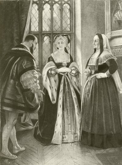Rey Enrique VIII. Acto II, Escena III de Felix Octavius Carr Darley