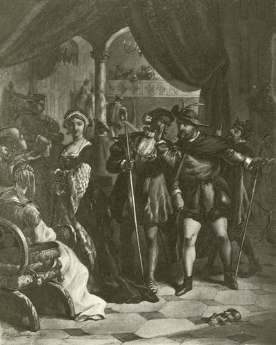 Rey Enrique VIII. Acto I, Escena IV de Felix Octavius Carr Darley