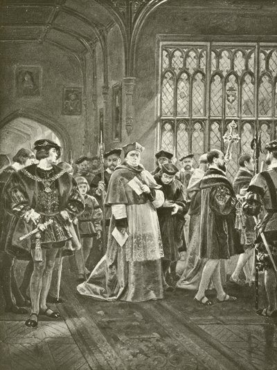 Rey Enrique VIII. Acto I, Escena I de Felix Octavius Carr Darley