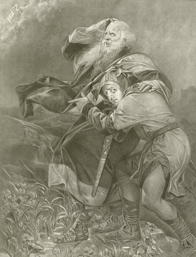 Rey Lear. Acto III, Escena II de Felix Octavius Carr Darley