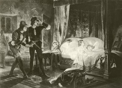 Rey Ricardo III. Acto IV-Escena III de Felix Octavius Carr Darley