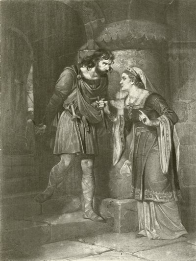 Macbeth. Acto II, Escena II de Felix Octavius Carr Darley