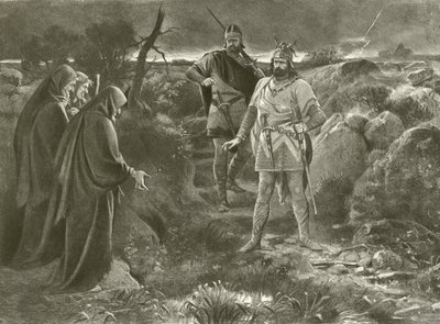 Macbeth. Acto I, Escena III de Felix Octavius Carr Darley