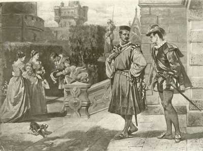 Othello. Acto III, Escena III de Felix Octavius Carr Darley