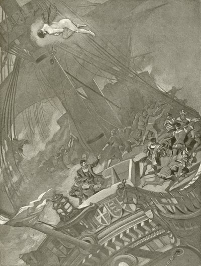 La tempestad. Acto I, Escena I de Felix Octavius Carr Darley