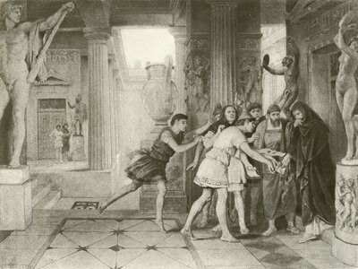 Timon de Atenas. Acto III, Escena IV de Felix Octavius Carr Darley