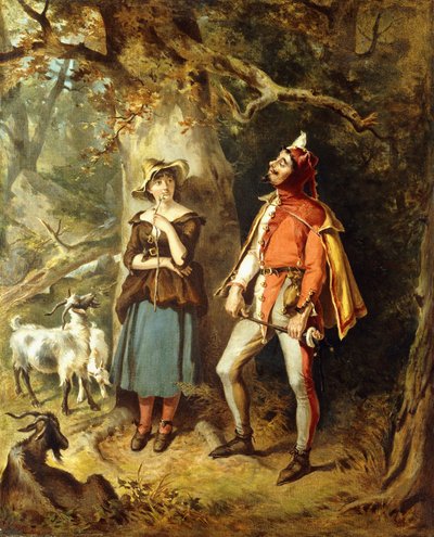 Touchstone y Audrey, 1886 de Felix Octavius Carr Darley