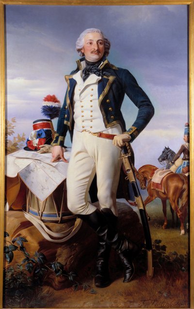 Retrato de Auguste Marie Henri Picot, Marqués de Dampierre de Felix Philippoteaux