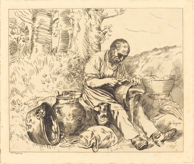 El Calderero de Felix Régamey after Alphonse Legros