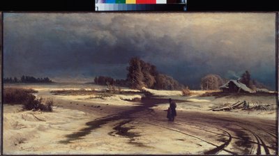 Degel (Deshielo) - Pintura de Fyodor Vasilyev (Feodor Alexandrovich, Fiodor Alexandrovitch Vassiliev (1850-1873), huile sur toile de Feodor Alexandrovich Vassiliev