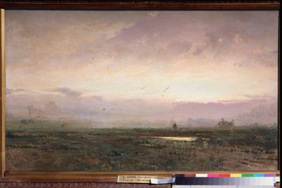 Matin (Mañana) - Peinture de Fyodor Vasilyev (Feodor Alexandrovich, Fiodor Alexandrovitch Vassiliev (1850-1873), huile sur toile de Feodor Alexandrovich Vassiliev