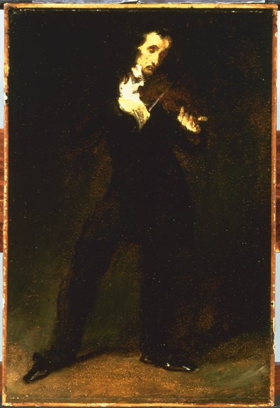 Paganini de Ferdinand Victor Eugene Delacroix