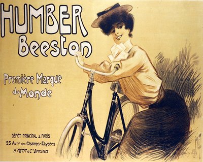 Póster publicitario de bicicletas Humber Beeston de Ferdinand  Misti Mifliez
