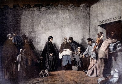 El Monte de Piedad - del cuadro de Heilbuth - en 