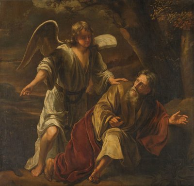 Escenario bíblico de Ferdinand Bol (attributed to)