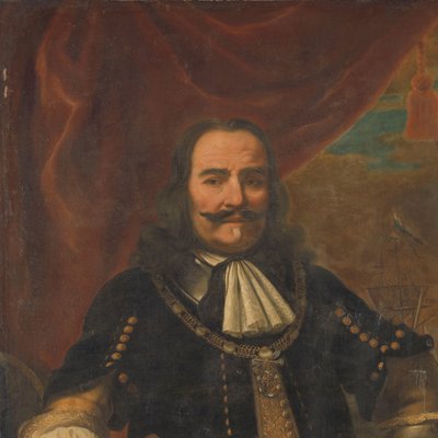 Michiel Adriaensz de Ruyter (1607-1676), teniente almirante de Ferdinand Bol (copy after)