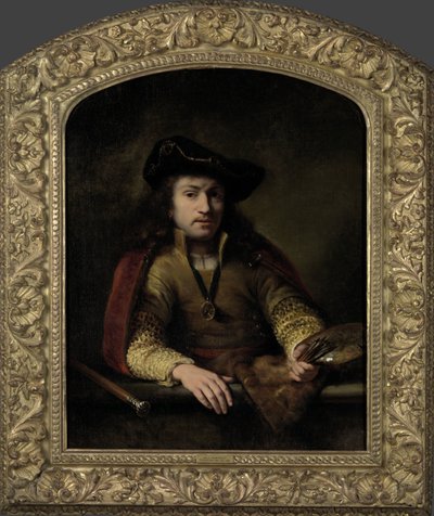 Autorretrato de Ferdinand Bol (signed by artist)