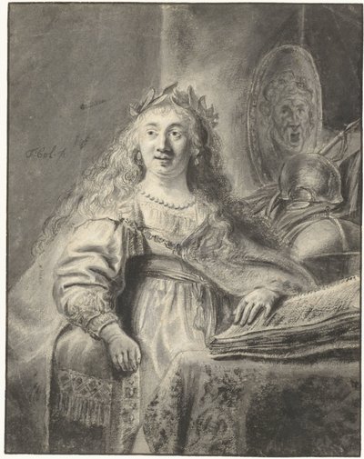 Minerva en su estudio de Ferdinand Bol
