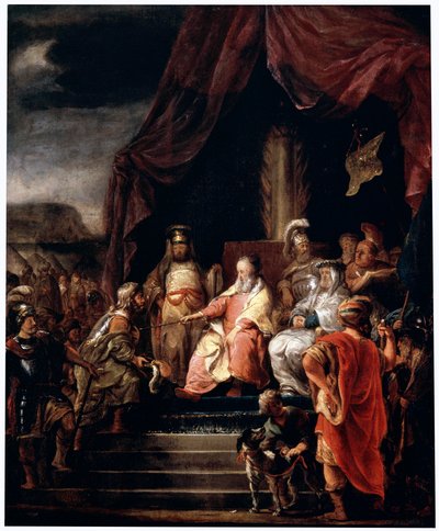 Moisés y Jetro, c. 1655-c. 1656 de Ferdinand Bol