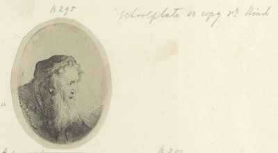 Oude hombre pone bardo Colección de ochenta y cinco grabados originales (título de la serie) de Ferdinand Bol