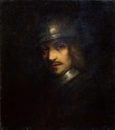Retrato de un hombre con casco, siglo XVII de Ferdinand Bol