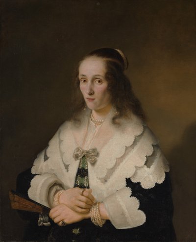 Retrato de una Mujer, 1642 de Ferdinand Bol