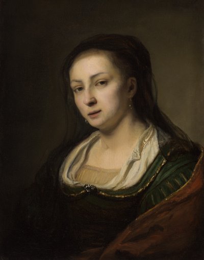 Retrato de mujer de Ferdinand Bol