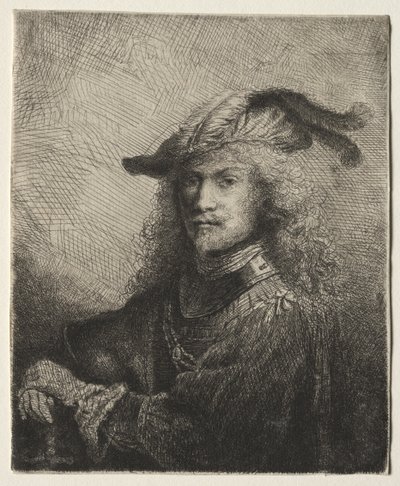 Retrato de un oficial, 1645 de Ferdinand Bol