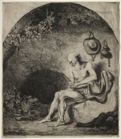 San Jerónimo en penitencia, 1644 de Ferdinand Bol