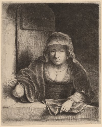 La mujer con la pera de Ferdinand Bol