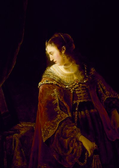 Mujer en su tocador, c.1645 de Ferdinand Bol