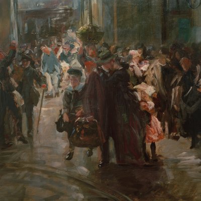 En la estación de Ferdinand Brutt