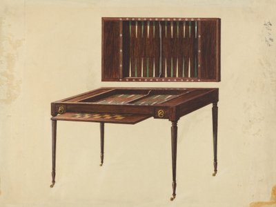 Mesa de Juego de Ferdinand Cartier