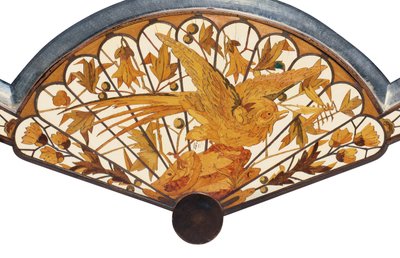 Detalle de un espejo de mesa, Maison Giroux, c.1880 de Ferdinand Duvinage