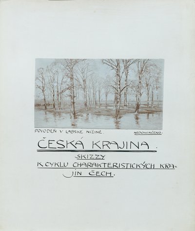 16 vistas de paisajes checos "Ceska Krajiná" de Ferdinand Engelmuller