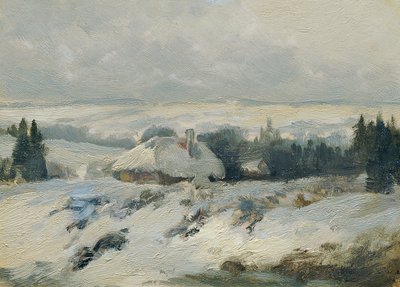 Tierras Altas de Bohemia y Moravia (del portafolio "16 vistas de paisajes checos 