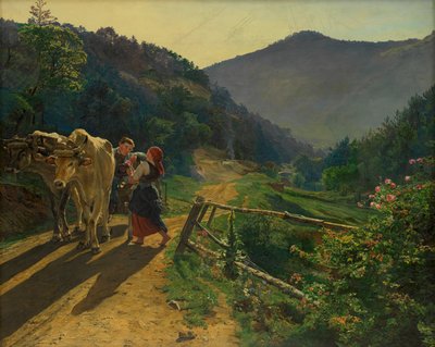 El tiempo de las rosas de Ferdinand Georg Waldmüller