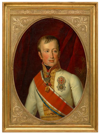 El emperador Fernando I como príncipe heredero de Ferdinand Georg Waldmüller