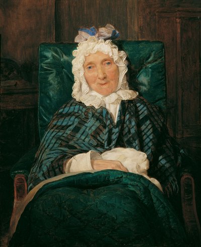Aloisia Eltz en el sillón de Ferdinand Georg Waldmuller